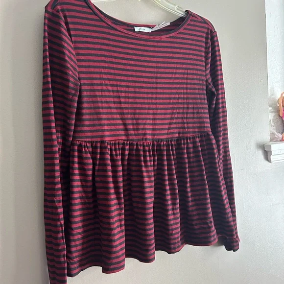 Kimchi Blue Striped Top - Picture 2 of 9